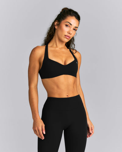 UnifiedMove™ T Back Minimal Bralette New Branding | Black