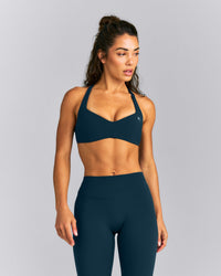 UnifiedMove™ T Back Minimal Bralette New Branding | Oil Blue