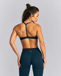 UnifiedMove™ T Back Minimal Bralette New Branding | Oil Blue