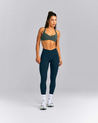 UnifiedMove™ T Back Minimal Bralette New Branding | Shadow Green
