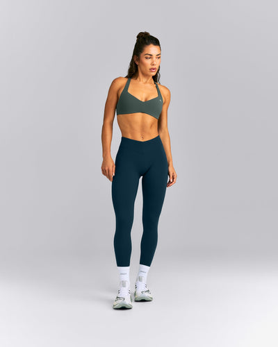 UnifiedMove™ T Back Minimal Bralette New Branding | Shadow Green