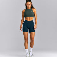 UnifiedMove™ V Front Mid Rise Shorts 6" New Branding | Oil Blue
