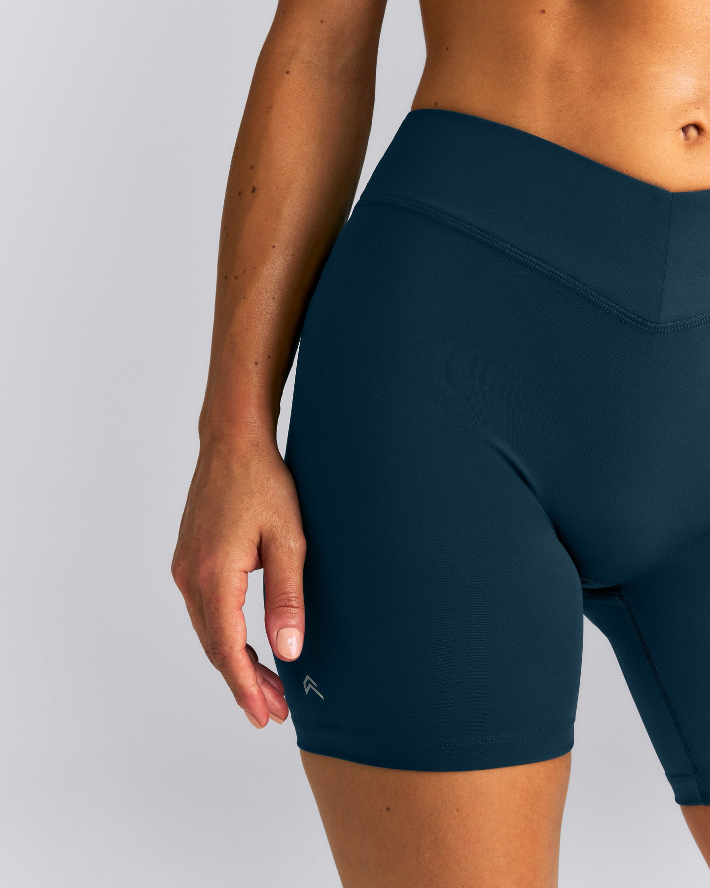 UnifiedMove™ V Front Mid Rise Shorts 6" New Branding | Oil Blue