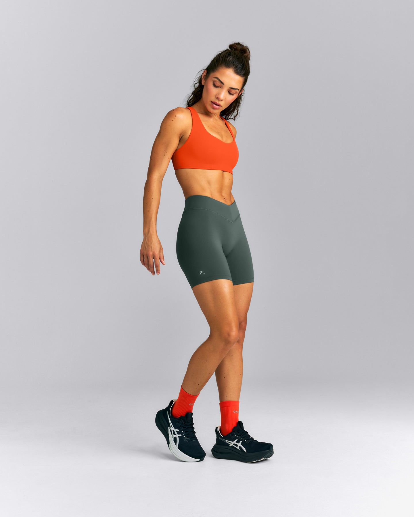 UnifiedMove™ V Front Mid Rise Shorts 6" New Branding | Shadow Green