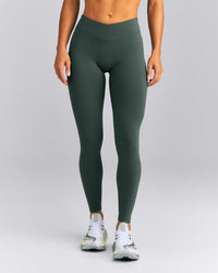 UnifiedMove™ V Front Mid Rise Leggings New Branding | Shadow Green