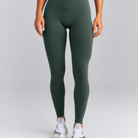 UnifiedMove™ V Front Mid Rise Leggings New Branding | Shadow Green