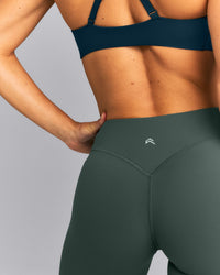 UnifiedMove™ V Front Mid Rise Leggings New Branding | Shadow Green