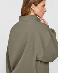 Foundations 1/4 Zip Sweatshirt | Alpine Green