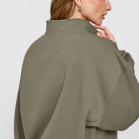 Foundations 1/4 Zip Sweatshirt | Alpine Green