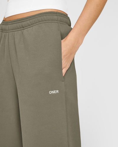 Foundations Straight Leg Joggers | Alpine Green