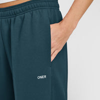 Foundations Straight Leg Joggers | Oil Blue