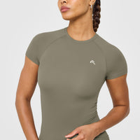 Go To Seamless Fitted Top | Alpine Green