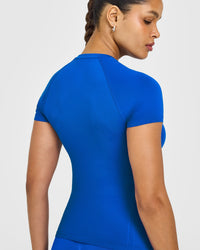 Go To Seamless Fitted Top | Cobalt Blue
