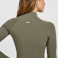 SoftMotion™ Jacket with White Logo | Alpine Green