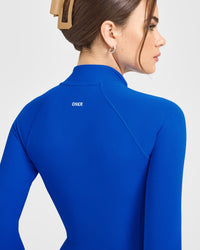 SoftMotion™ Jacket with White Logo | Light Cobalt Blue