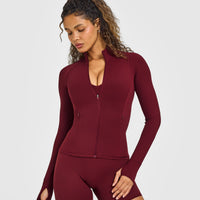 SoftMotion™ Jacket with White Logo | Light Rosewood