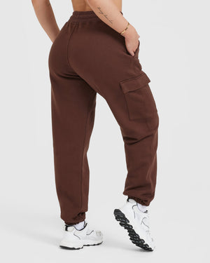 CARGO UTILITY JOGGER - Taupe Brown