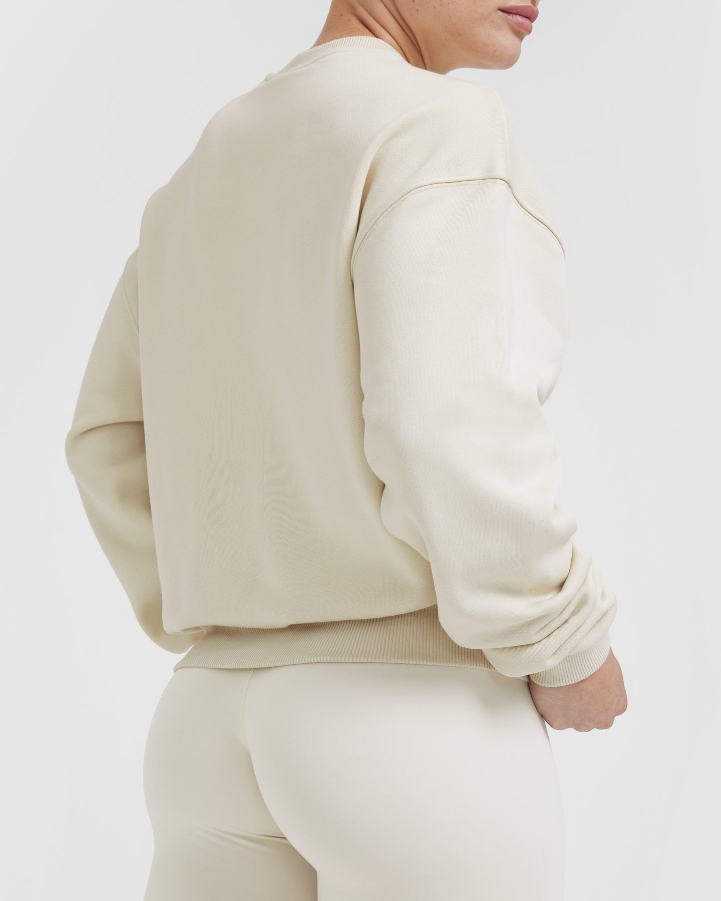 Women s Oversized Sweatshirt Vanilla Oner Active CA