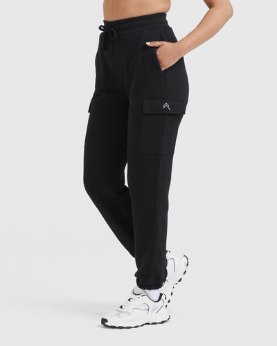 All Day Lightweight Cargo Jogger Black