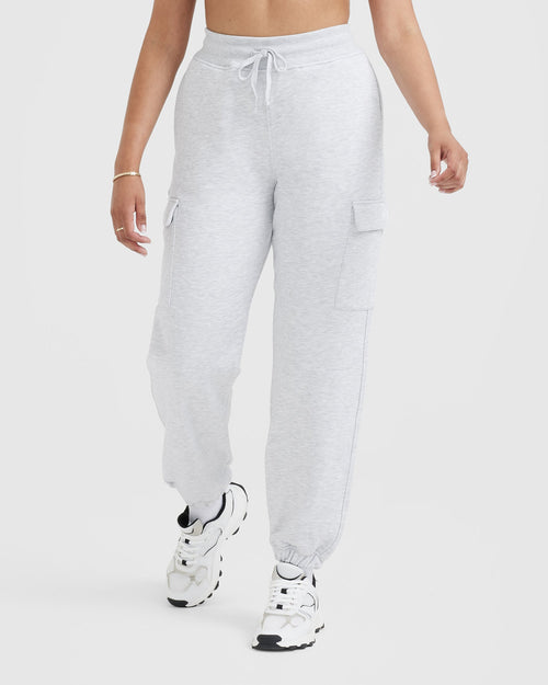 Women's Light Grey Jogger Sweatpants