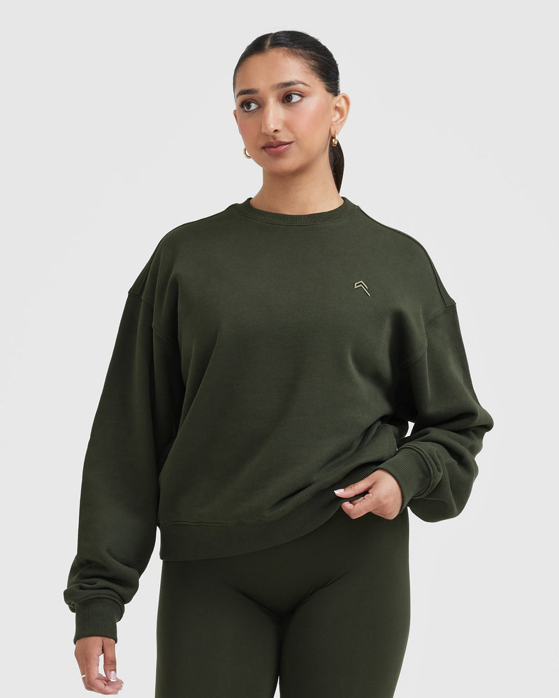 Khaki green sweatshirt womens online