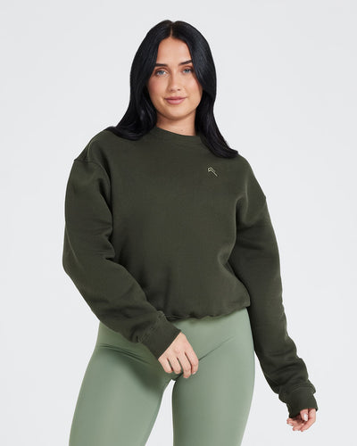 All Day Oversized Sweatshirt | Khaki