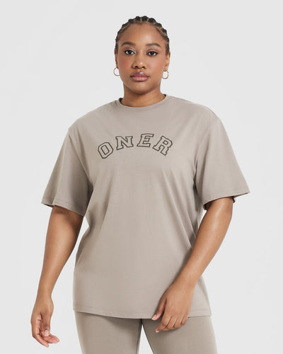 Classic Varsity Oversized Lightweight T-shirt | Minky