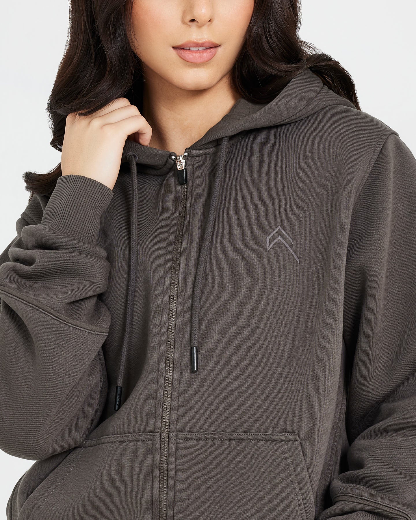 Deep Taupe Oversized Hoodie