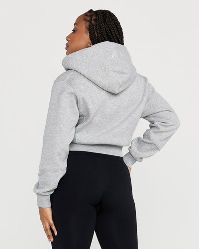 Nike cropped deals zip hoodie