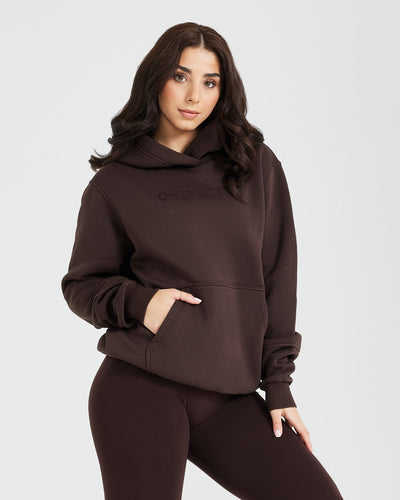 Classic Lounge Oversized Hoodie 70 Cocoa