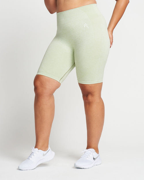 Oner Modal Classic Seamless Cycling Shorts | Pistacchio Marl