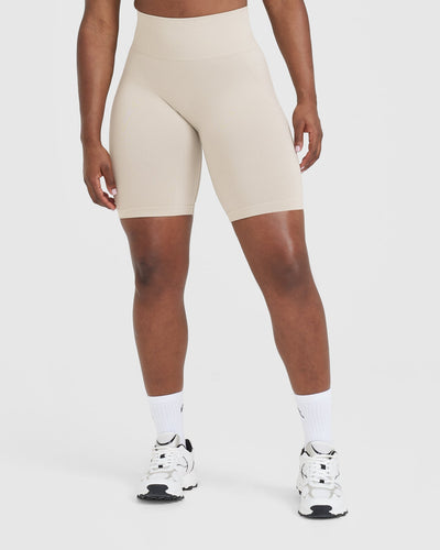 Effortless Seamless Cycling Shorts | Sand