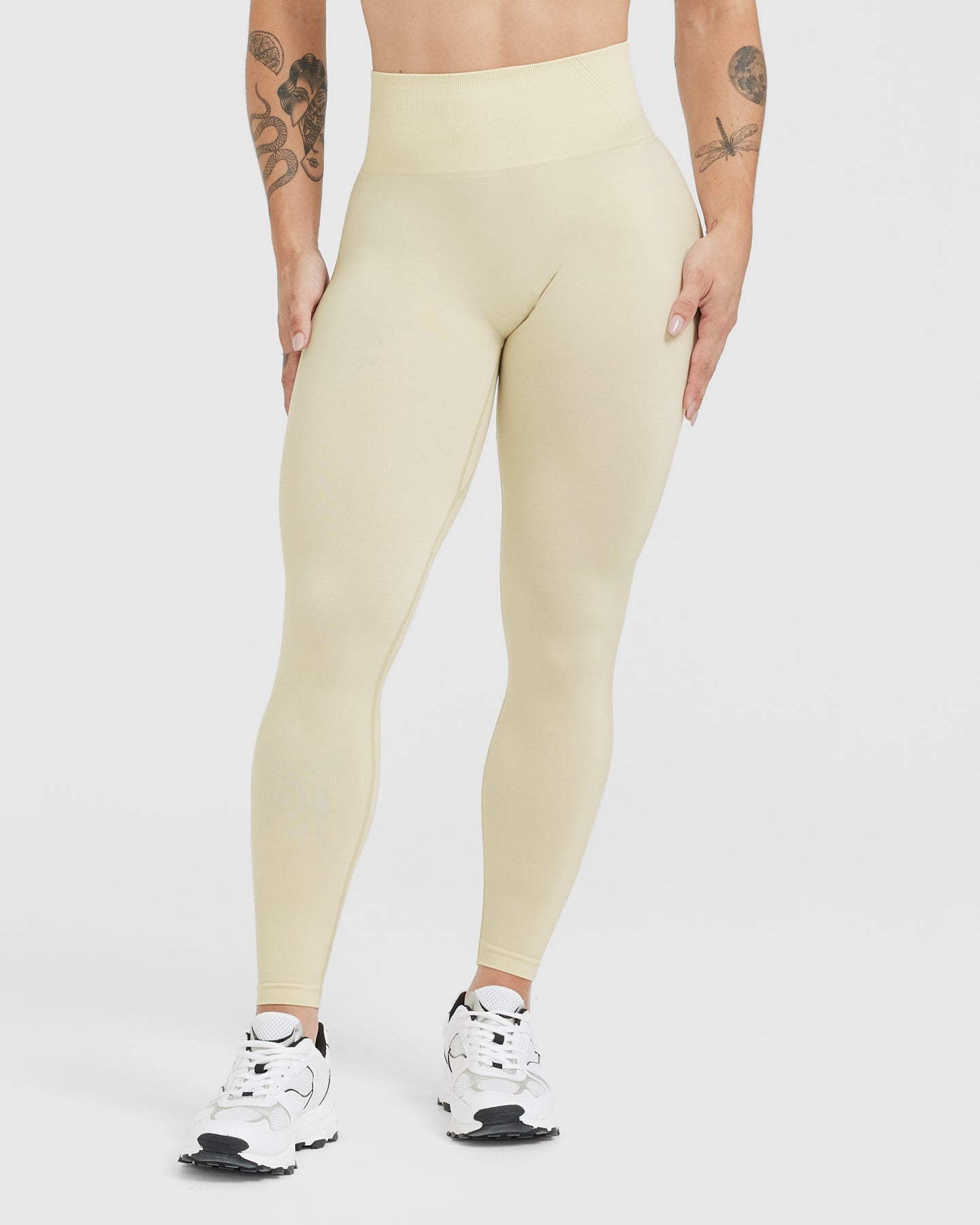 High Waist Seamless Oner Active Leggings For Running, Yoga, And Gym  Workouts Solid Color Athletic Trousers For Women From Zbzt, $22.53