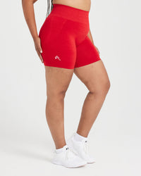 Effortless Seamless Shorts | Spicy Red