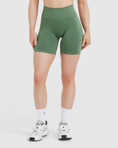 Effortless Seamless Shorts | Forest Green