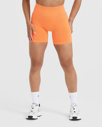 Effortless Seamless Shorts | Apricot Orange