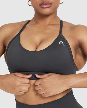 Coal Me ☏ Backless Sports Bra – KGOLD