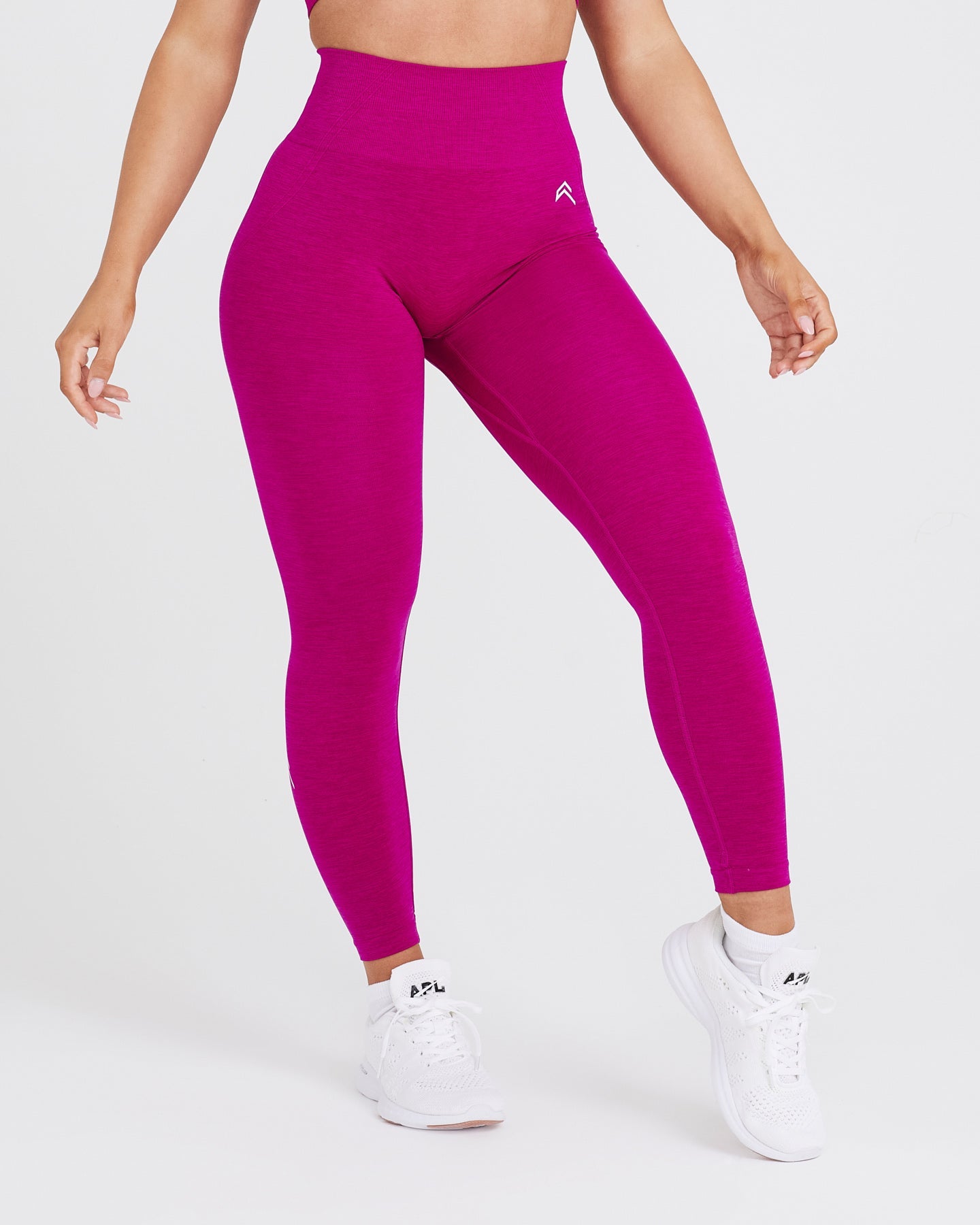 OYS Women's Workout Outfits, Two-Piece Seamless High Waist Yoga Leggings Set  - Fuchsia2., size: s : : Fashion