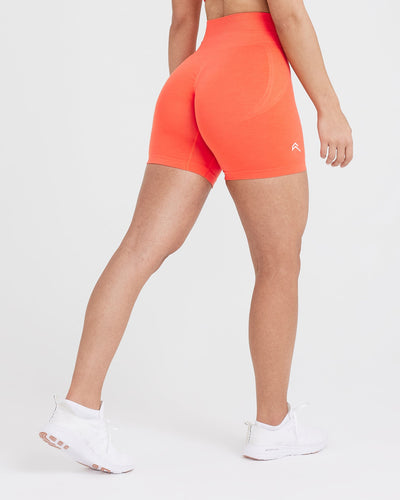 Effortless Seamless Shorts | Tangerine Orange