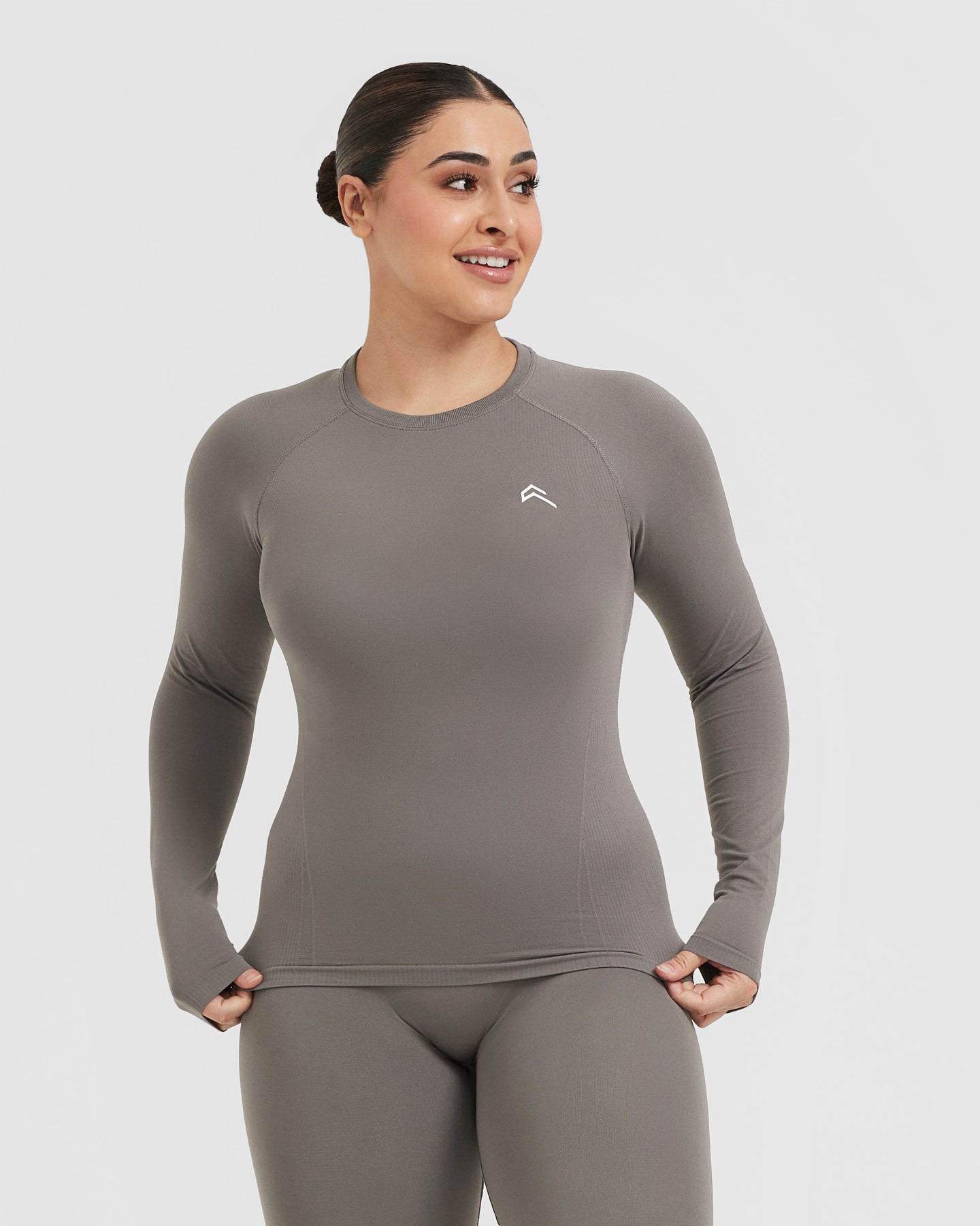 Buy Grey Tops for Women by Strongr Athleisure Online