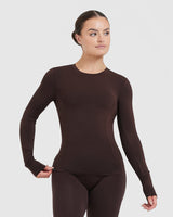 Mellow™ Soft Long Sleeve Top | 70% Cocoa