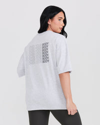 OYB Graphic Unisex T-Shirt | Light Grey Marl