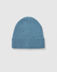 Ribbed Beanie | Steel Blue