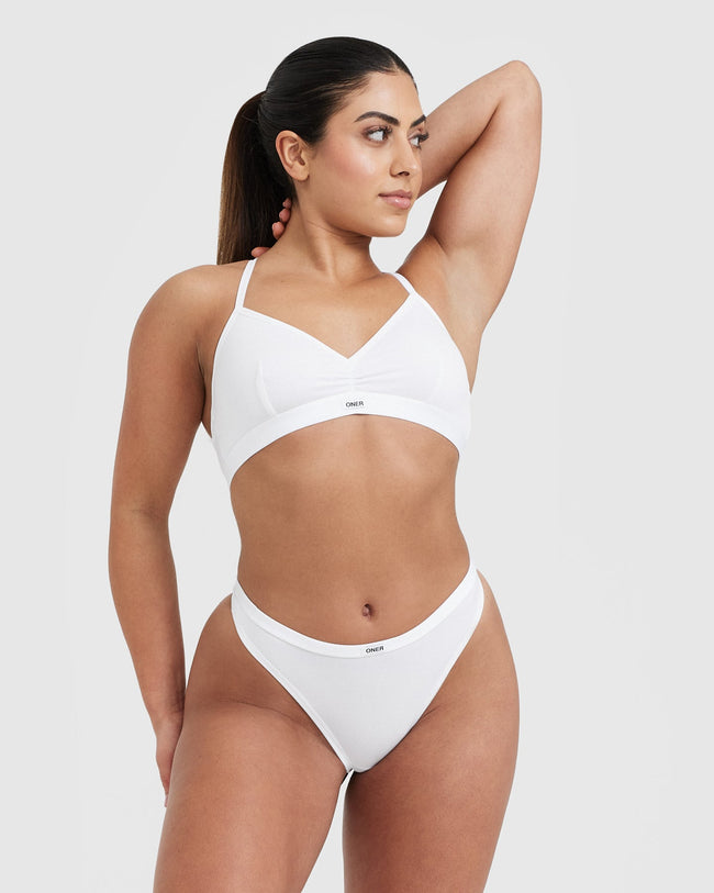 Soft Bralette in White - Online Exclusive