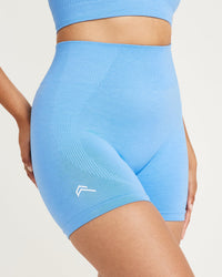 Classic Seamless Shorts | Blue Marl
