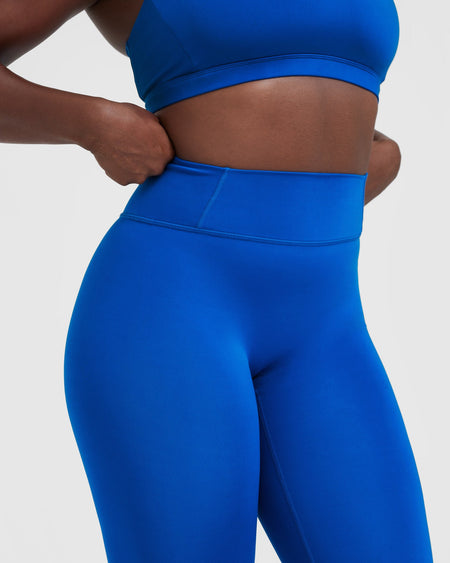 Timeless High Waisted Leggings | Slate Blue