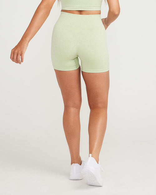 Classic Seamless Crop Top | Pistacchio Marl