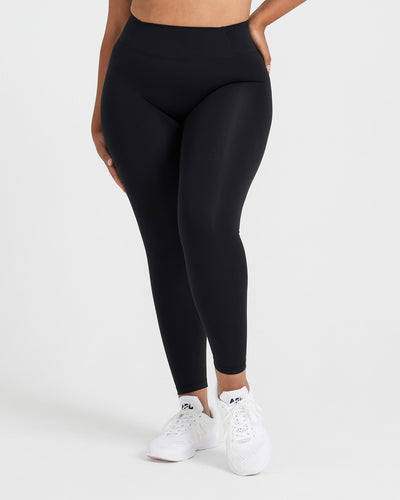 Nike Dri-Fit Women's Black & Green Comfort Pull on Skinny Leggings