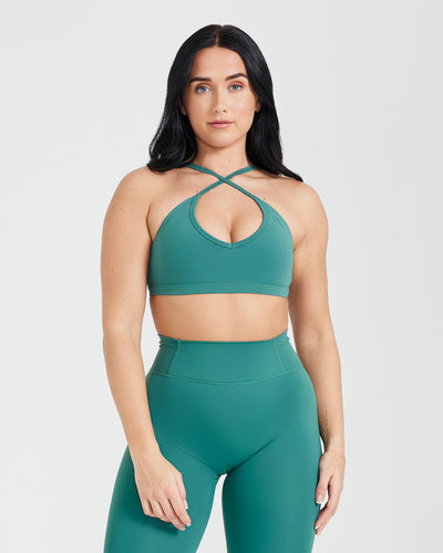 Timeless Strappy Bralette | Mineral Green