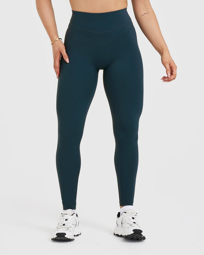 Unified High Waisted Leggings Oil Blue